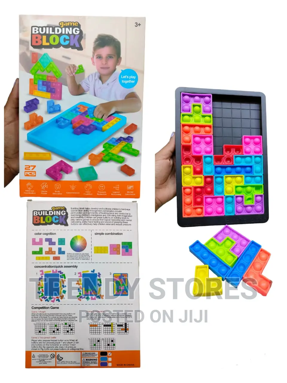 Tetris Like/ Pop It Building Blocks