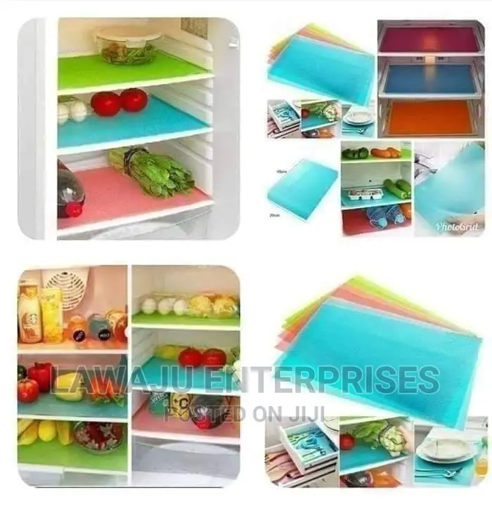 4pcs PVC Fridge Mats