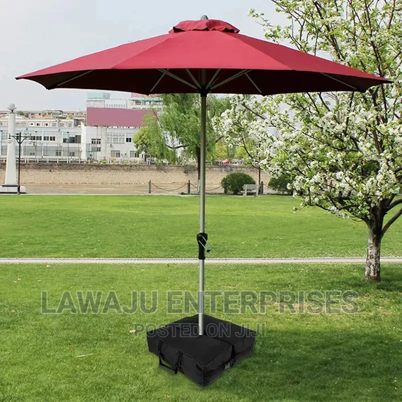 Folding Outdoor Umbrella With Iron Pipe -2 3 High