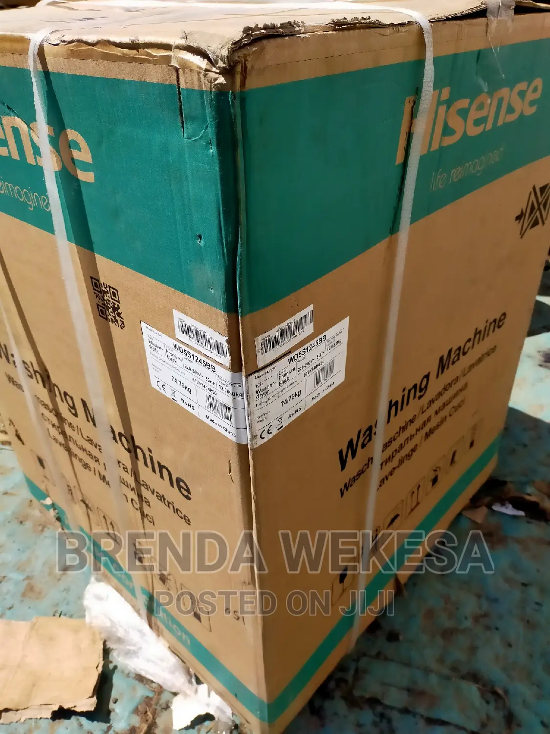 Hisense Wd5s1245bb 12kg Washer 8kg Dryer