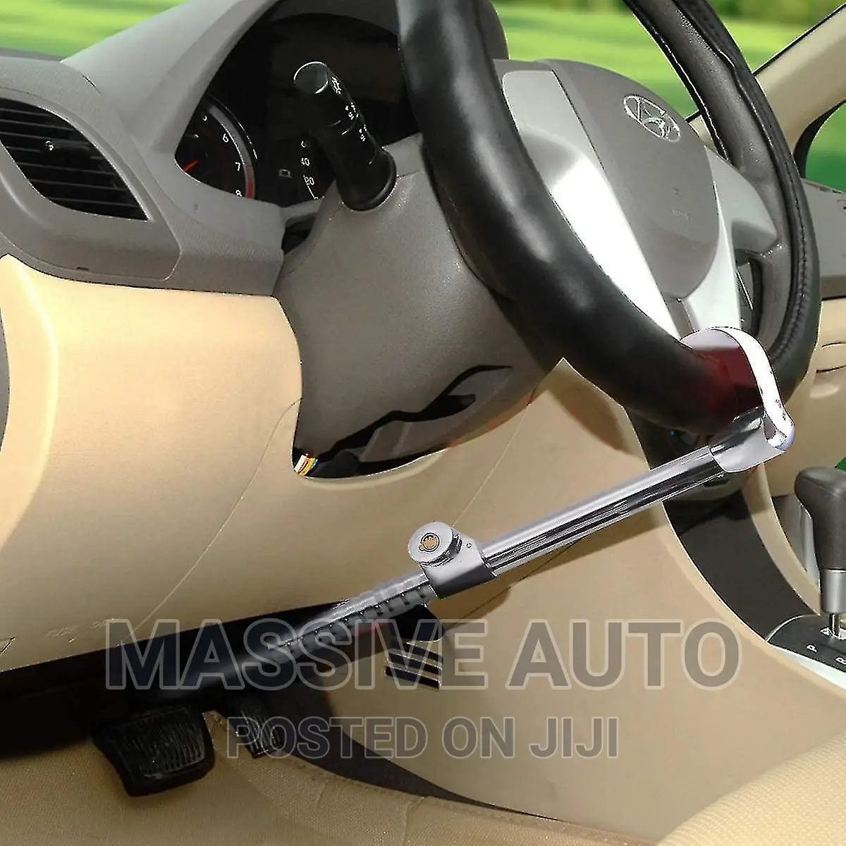 Heavy Duty Car Steering Lock to Pedal