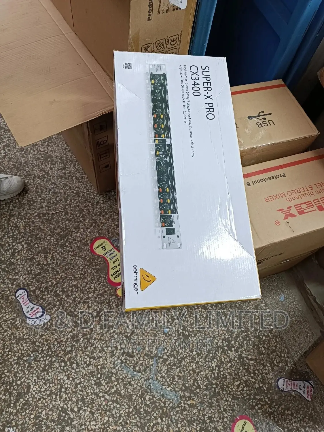 Super-X Pro CX3400 Behringer Crossover