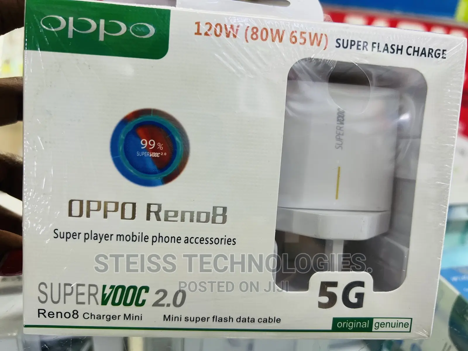 Oppo Reno 8 Supervooc 120W Charger