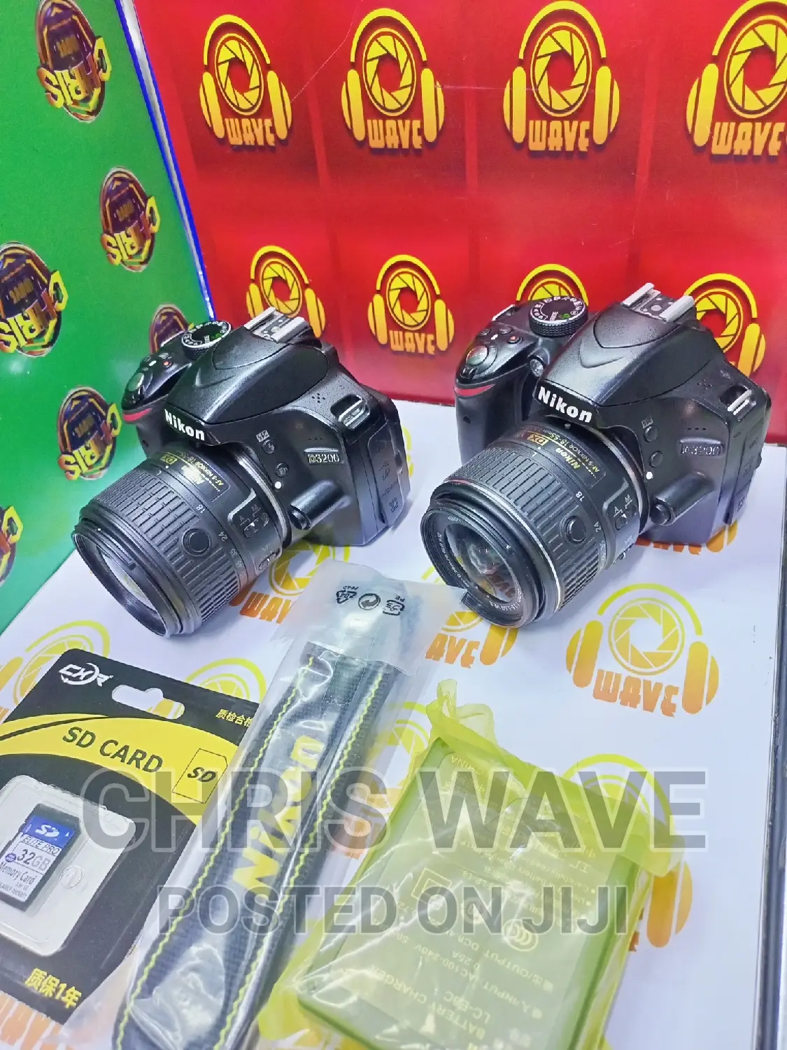 Nikon D3200 With Mic Port and Free 32GB