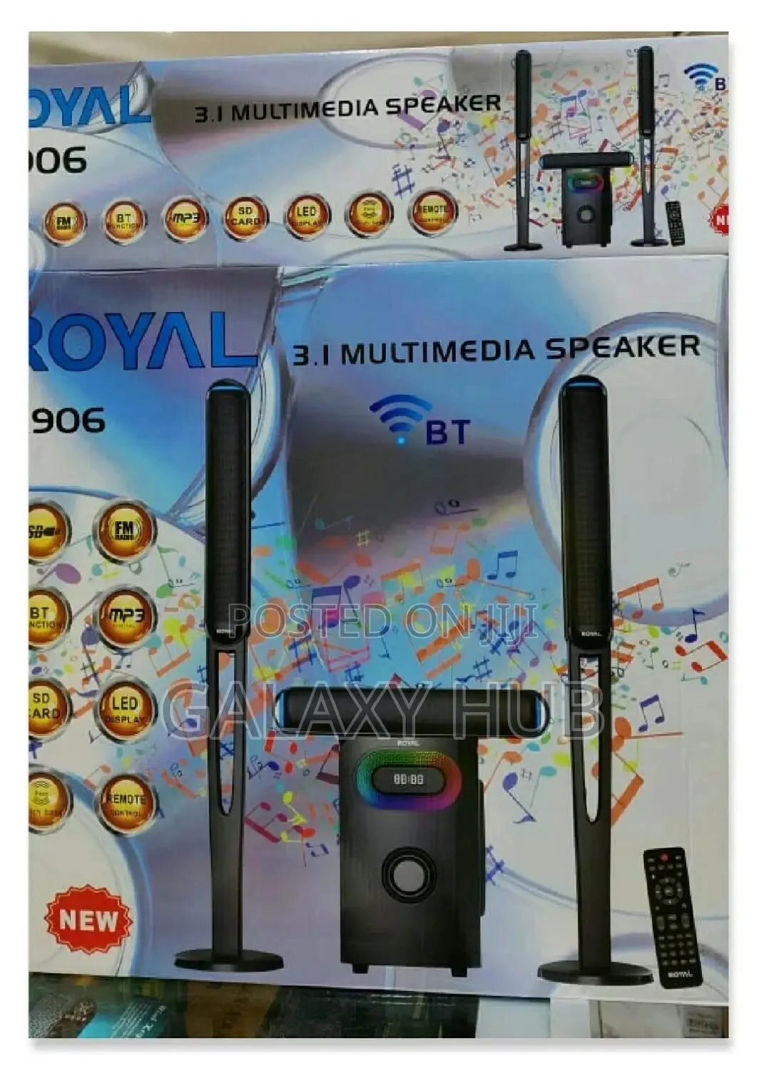 Royal 906 3.1 Multimedia Speaker