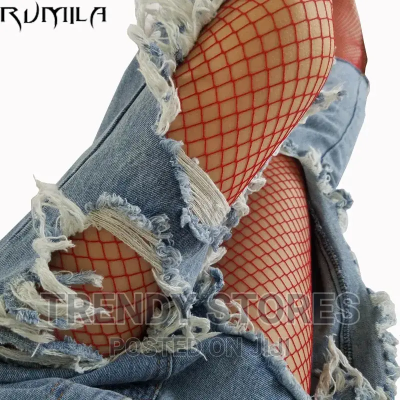 Highwaist Stockings Red