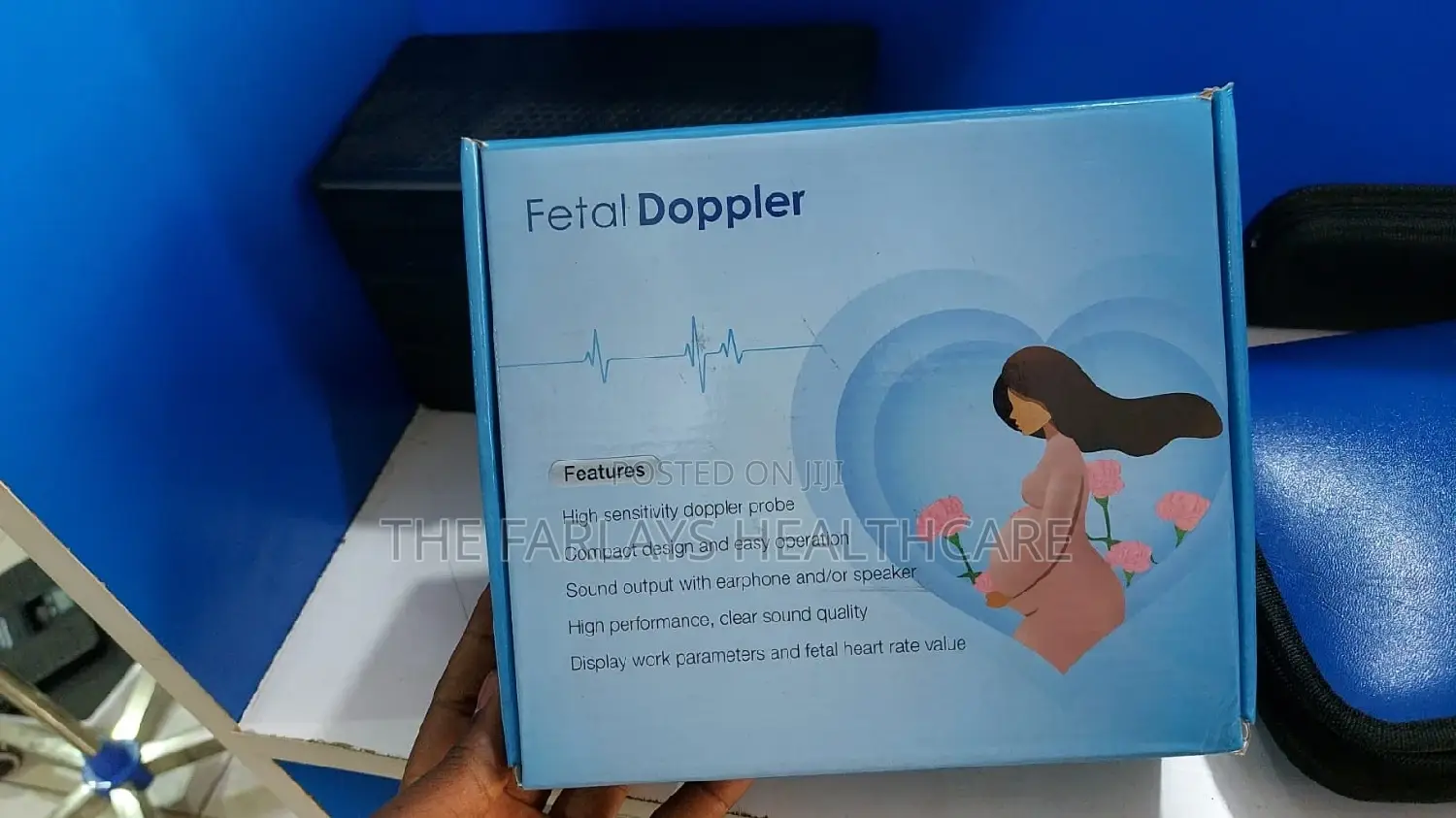 Rechargable Fetal Doppler.