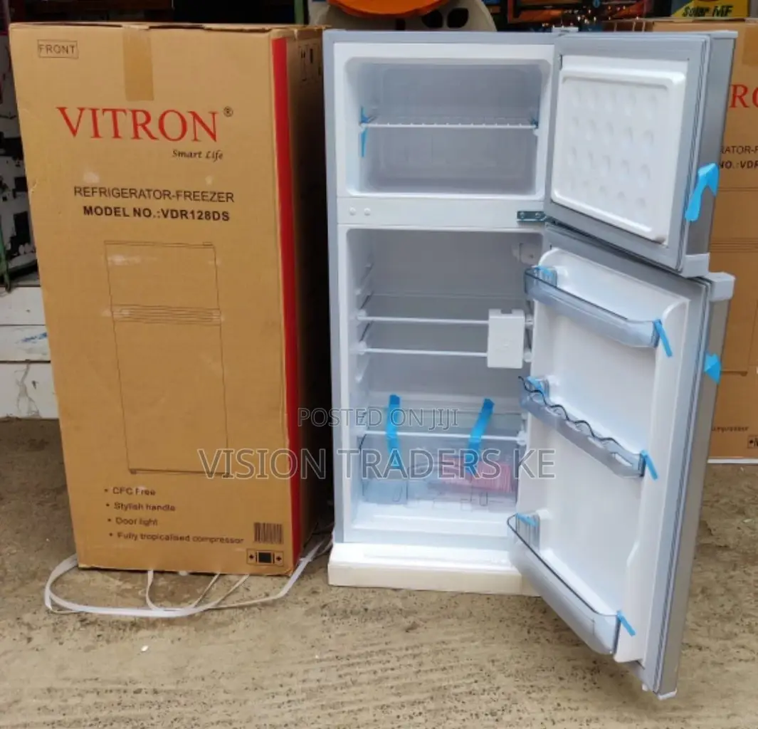 Brand New Vitron 128ltrs Double Door Fridge Refrigerator