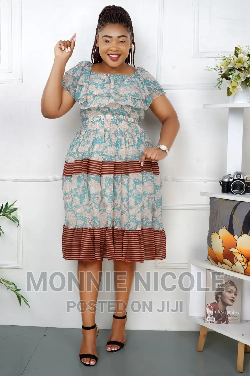 Offshoulder Stylish Dress/Breastfeeding Friendly/Mother's