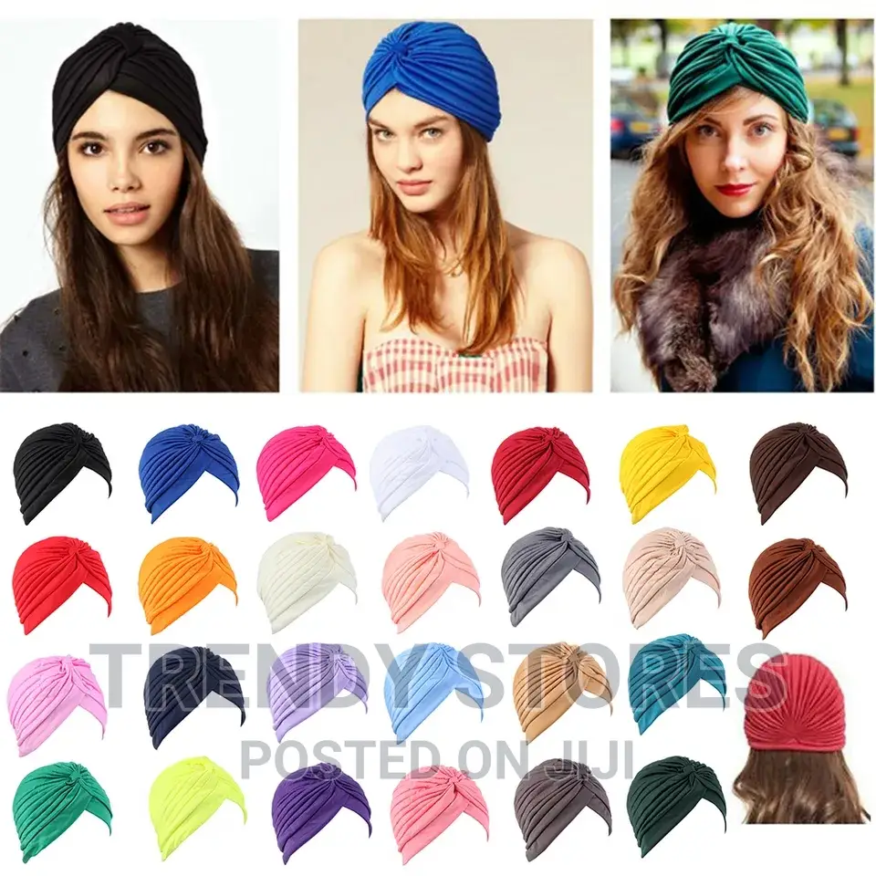 Stretchy Pleated Headwrap