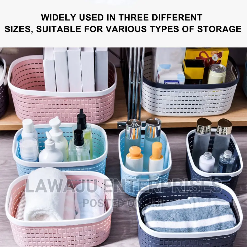 Multi-Colored Organizing Dustproof Storage Baskets