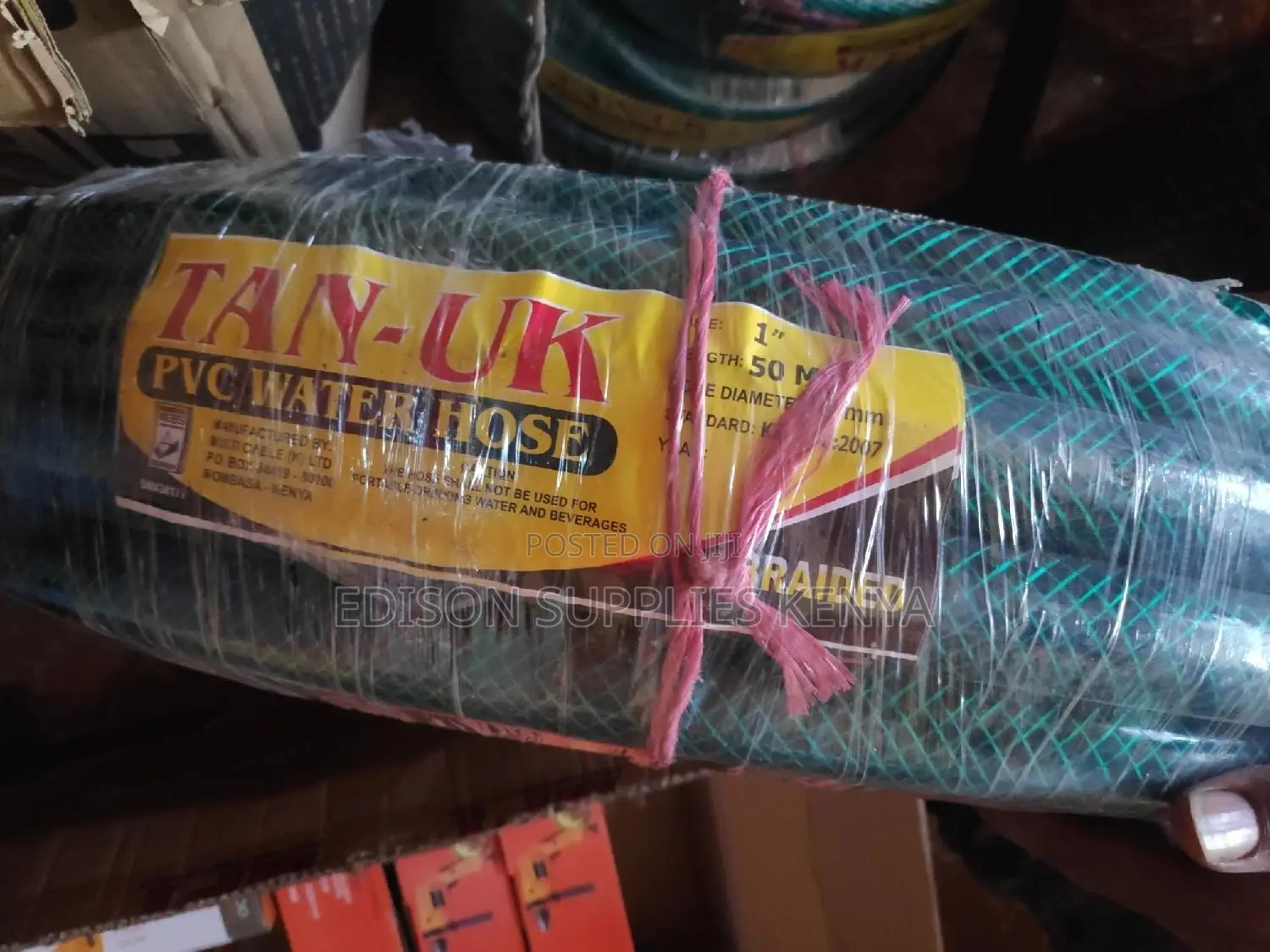 1 Inch Hose Pipe 1" Braided Hose Pipe Green Heavy Duty Best