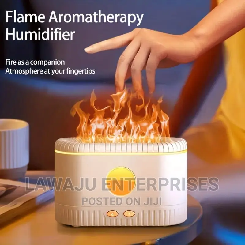 Ultrasonic Air Humidifier With Simulation Flame Lighting