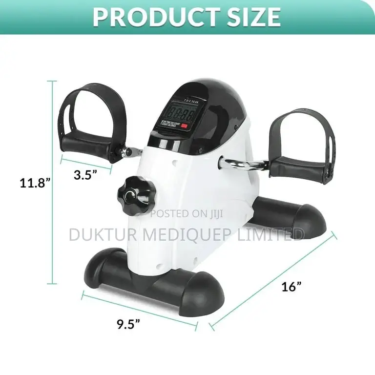 Arm/Leg Floor Peddler Exerciser, LCD Display Physiotherapy