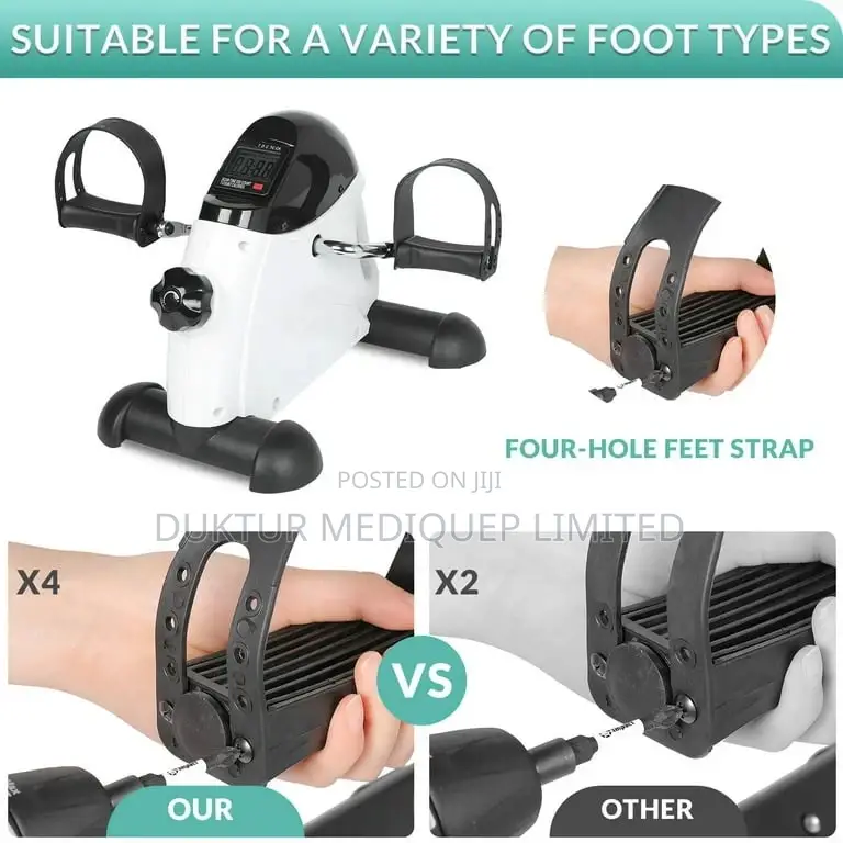 Arm/Leg Floor Peddler Exerciser, LCD Display Physiotherapy