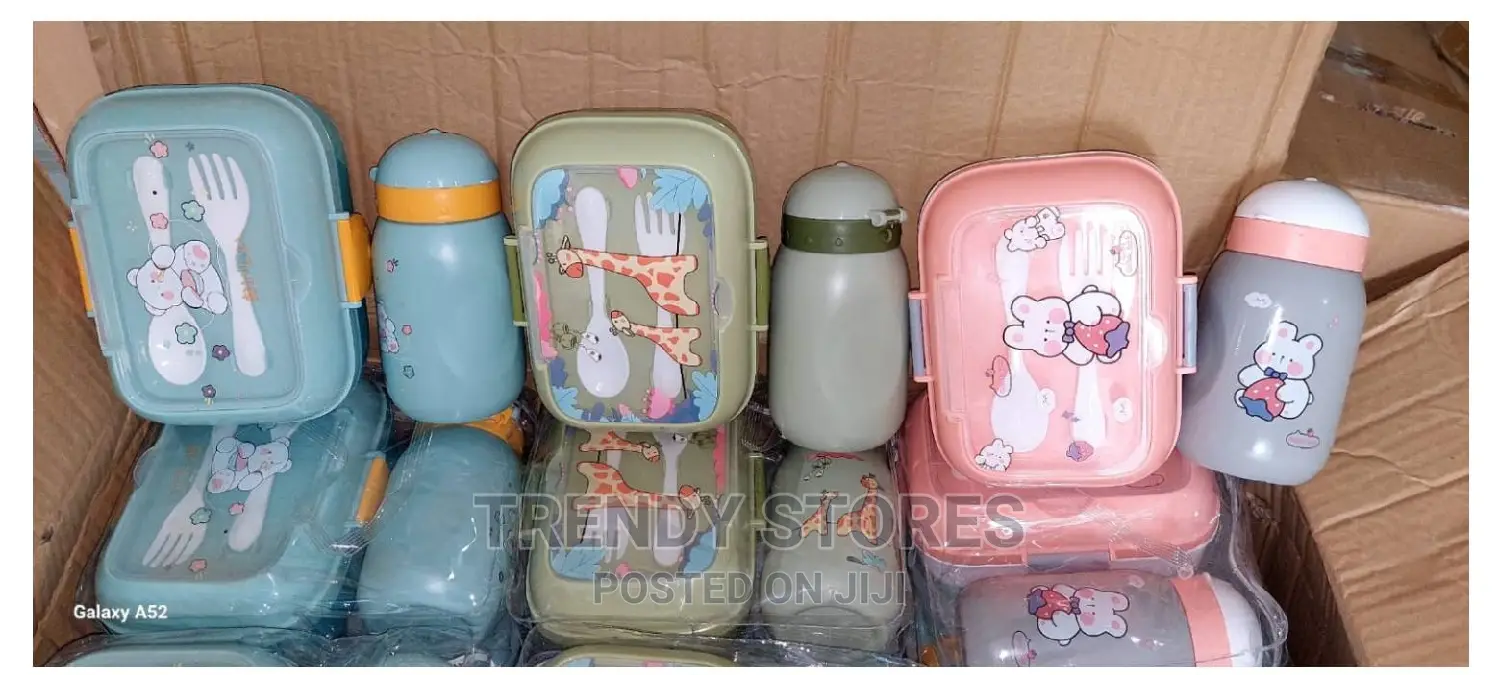 2pc Partitioned Lunch Box With 2 Compartments