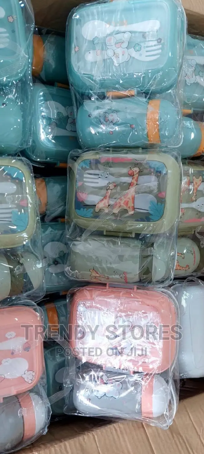 2pc Partitioned Lunch Box With 2 Compartments