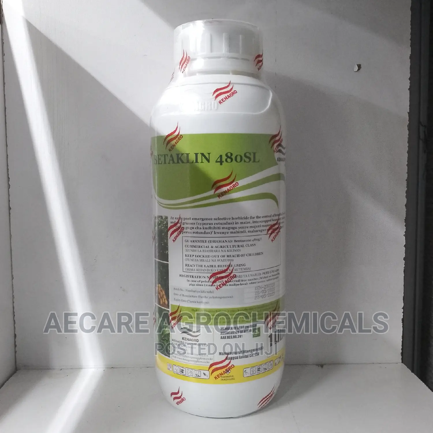 Betaklin 480sl Herbicide 1litre for Maize Beans Farm