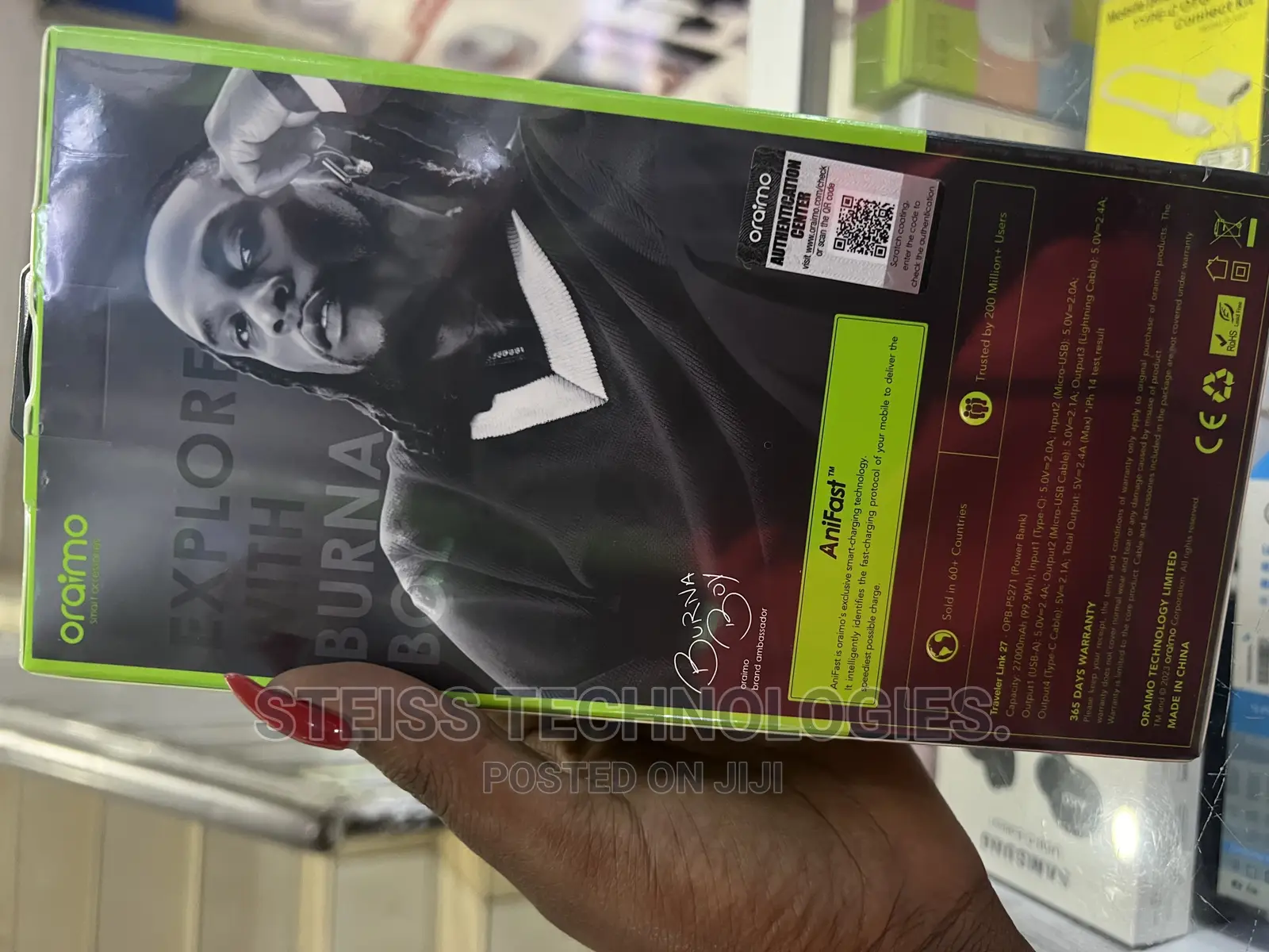 27000mah Oraimo Powerbank.