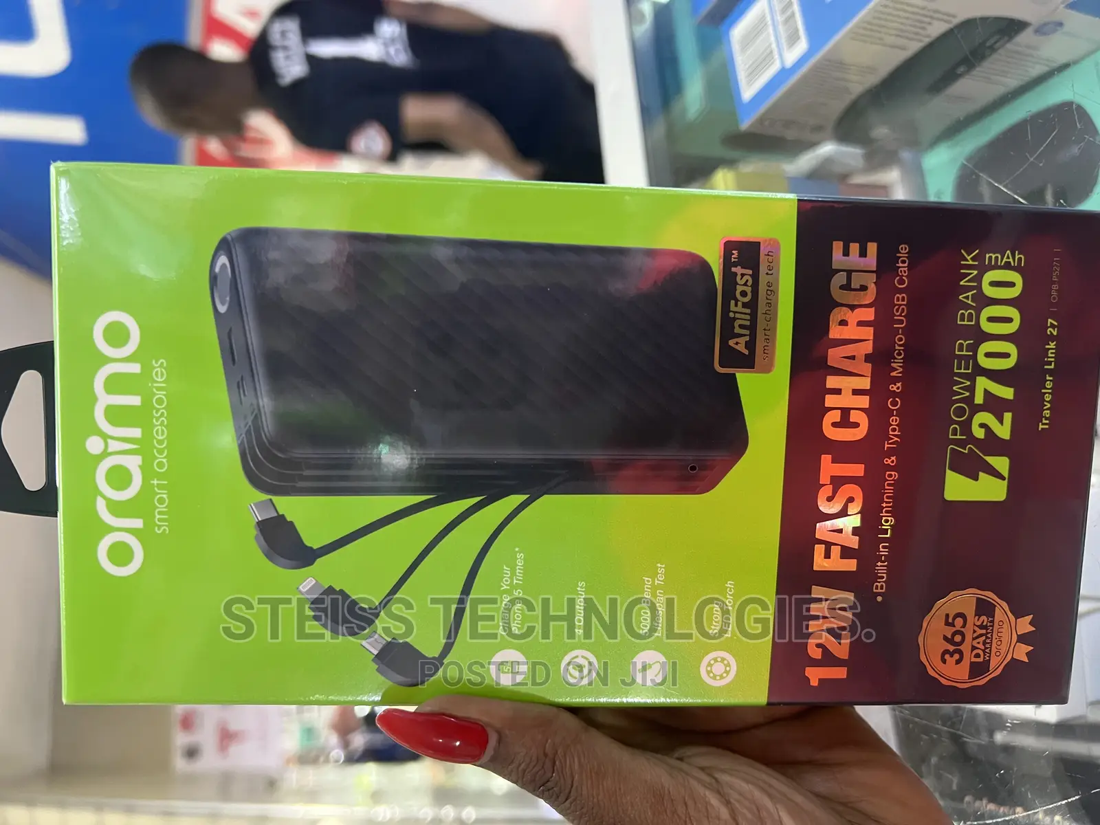 27000mah Oraimo Powerbank.