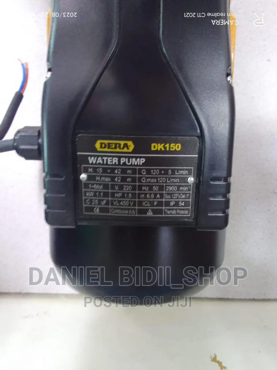 Dera Booster Pump DK150 1.5hp 42m 120l/Min