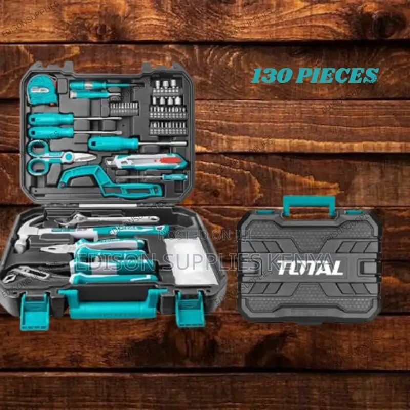 Total 130 PCS Tools Set Household Tool Box Sets