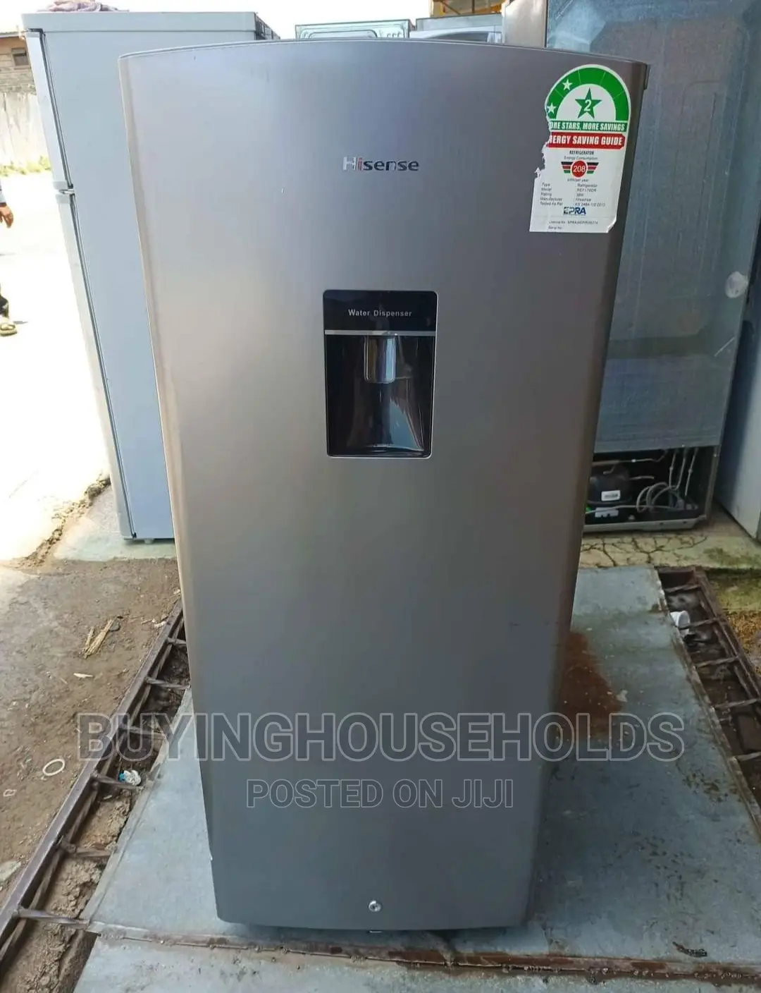 Hisense 190L Fridge With Dispenser