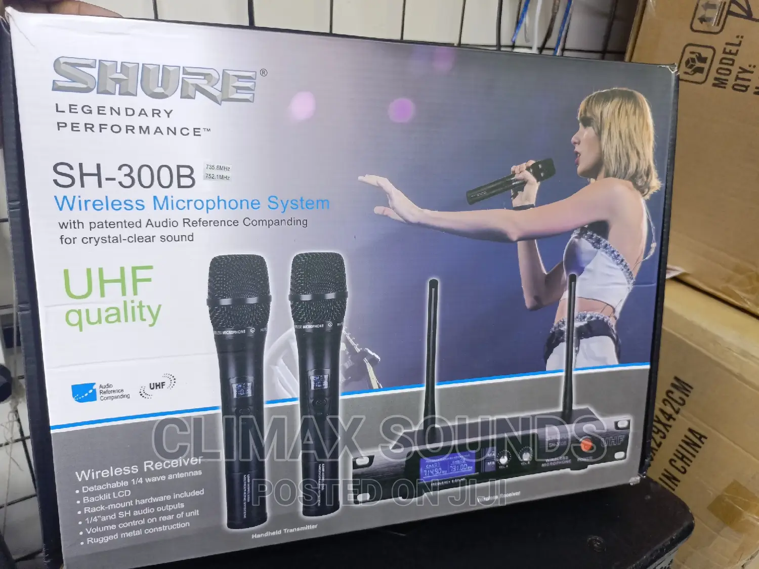 Shure Wireless Microphone Sh 300B Uhf