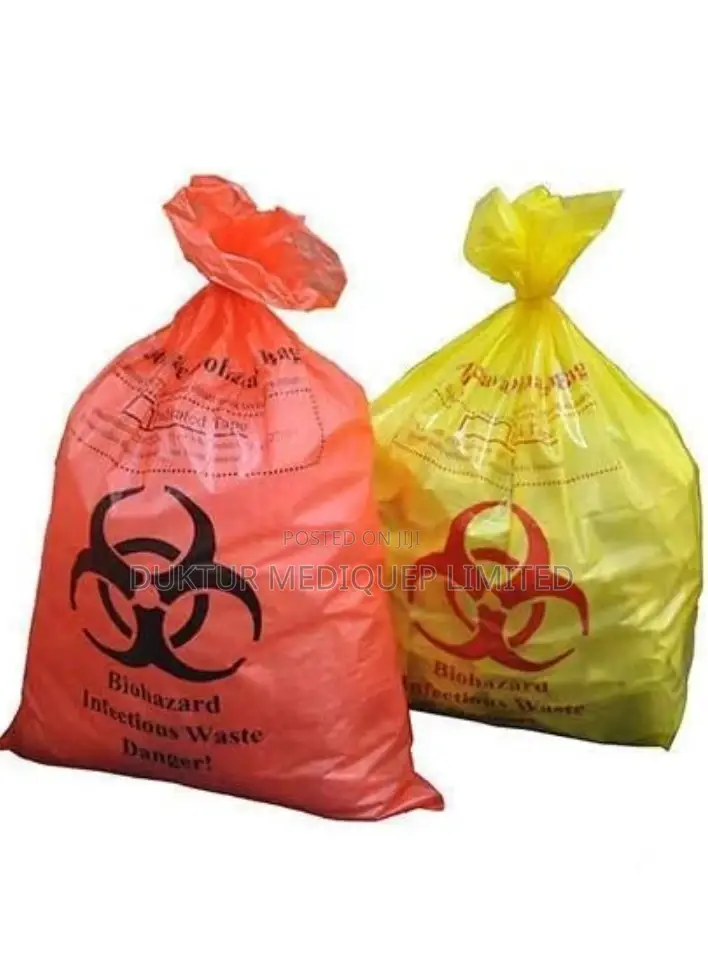Bio Hazard Waste Bag for Hospital, Office, Home 50pcs