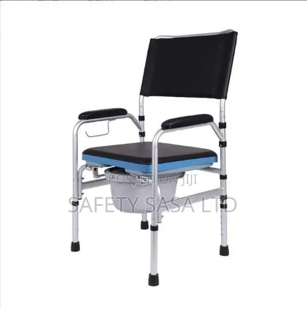 The Elderly Portable Mobile Toilet Bath Chair Wheelchair