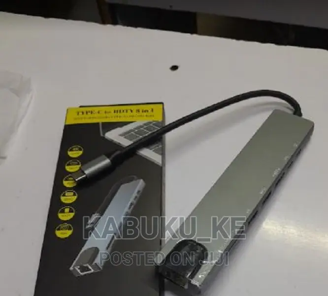 8 in 1 Type-C to HDMI RJ45 USB Docking Station