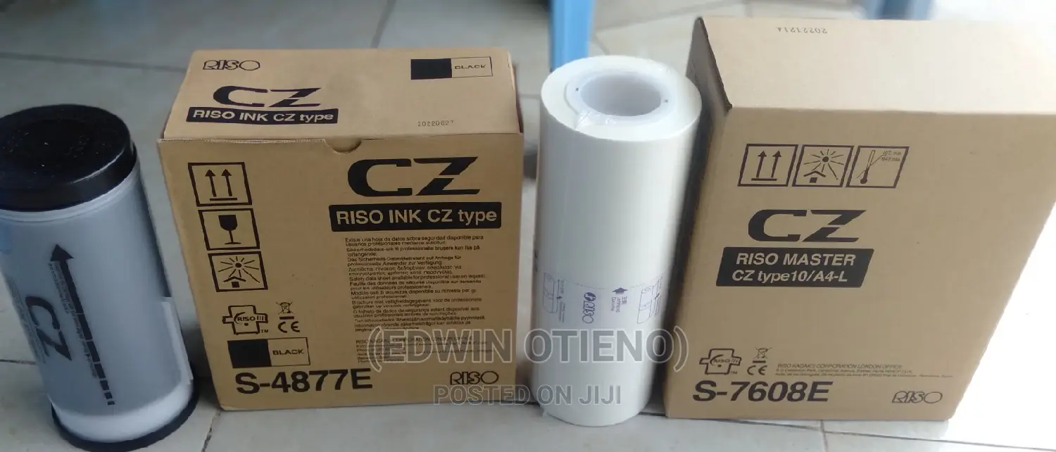 Masters and Ink for CZ 100 Copyprinters