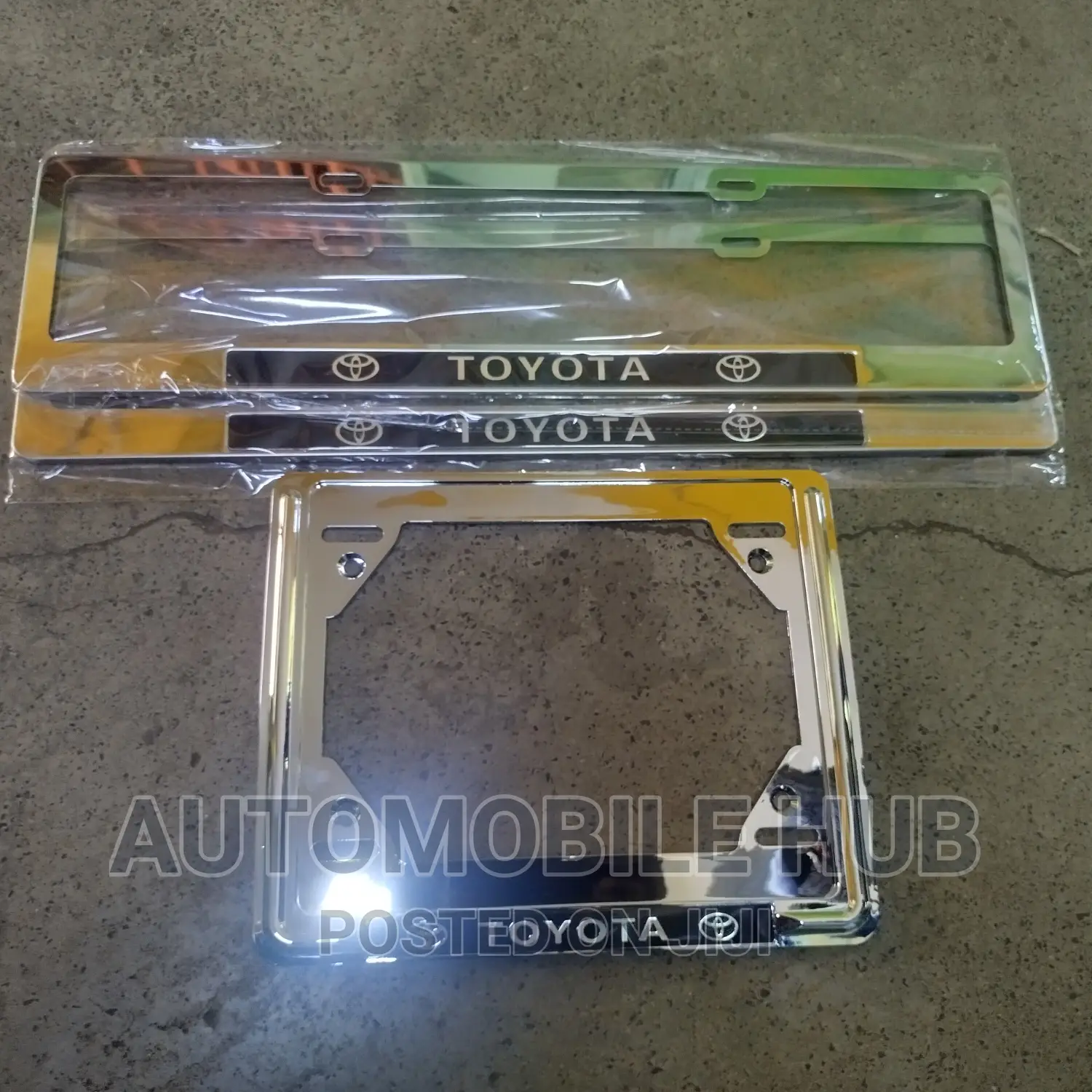 Toyota New Number Plate Holder Frame