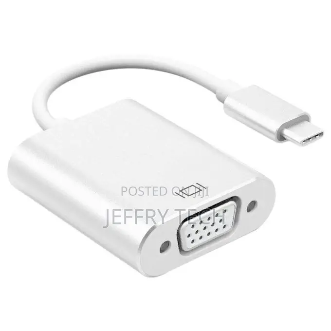 USB 3.1 Type C USB-C to VGA Adapter With Aluminium Case For