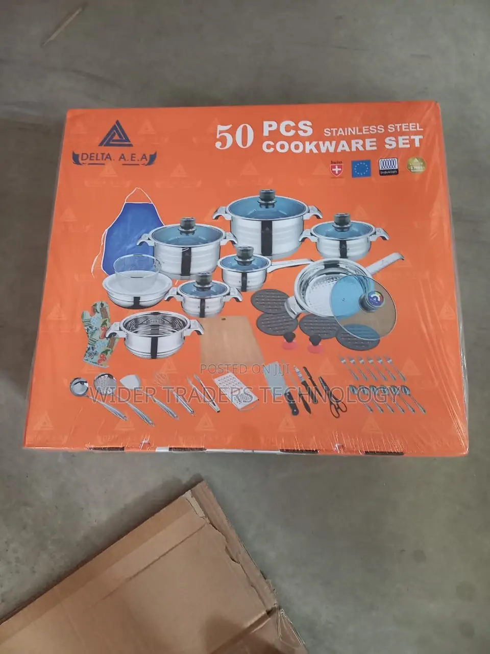 50pcs Stainless Steel Cookware Set
