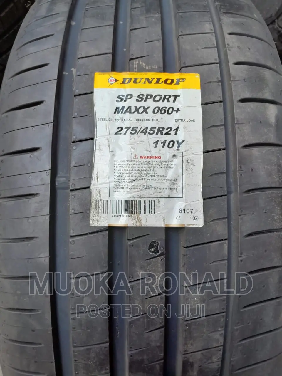 275/45r21 Dunlop Tyre Made in Japan