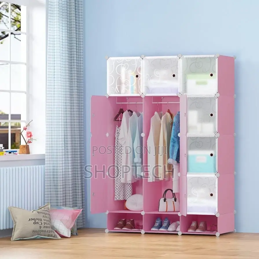 3column Plastic Wardrobe Available