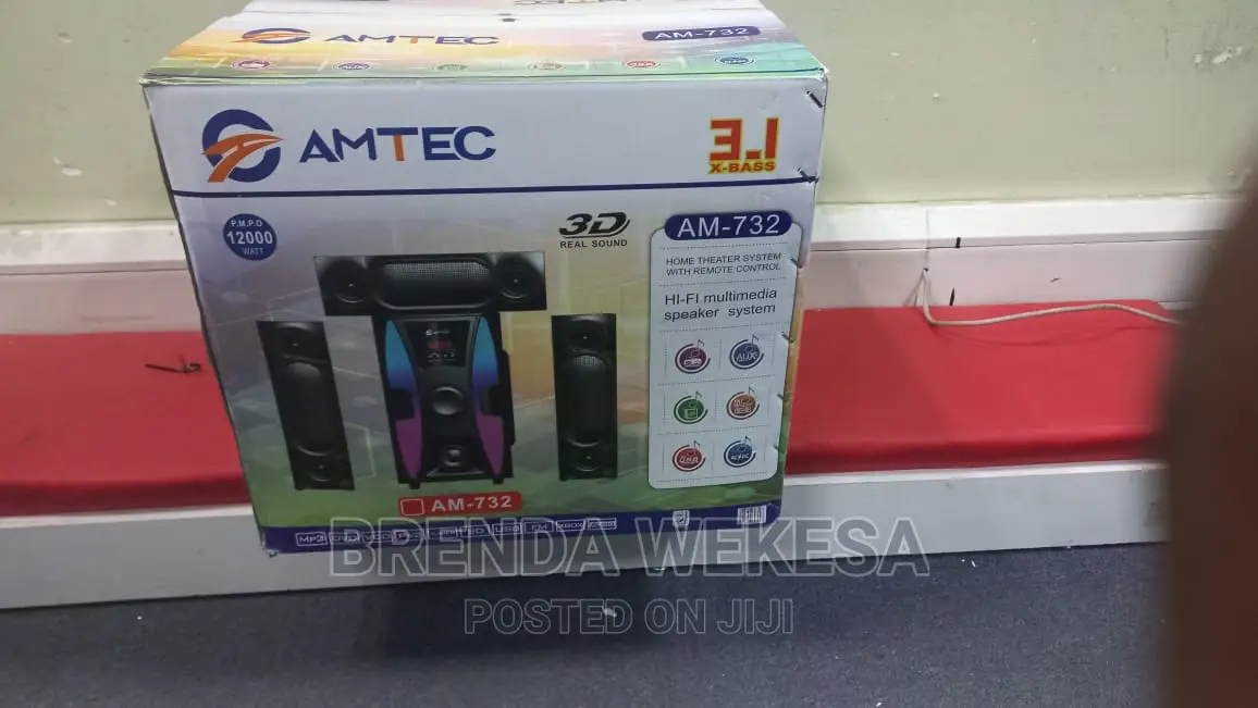 Amtec AM-731 3.1CH 12000W Sub Woofer Multimedia Sound System