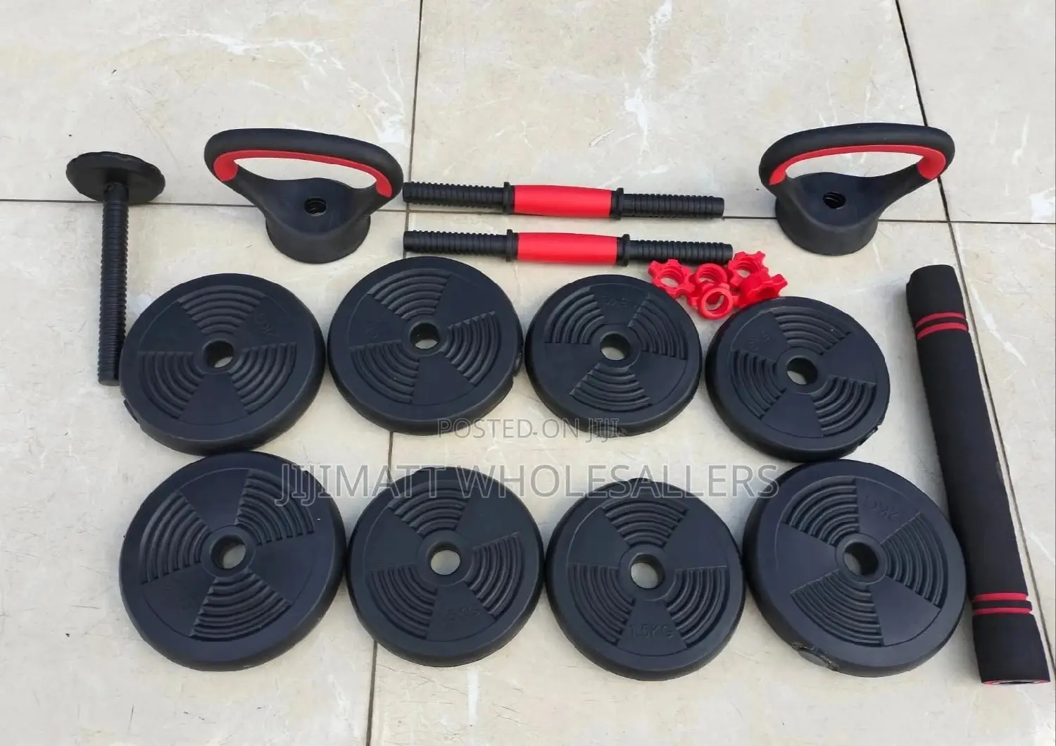 Adjustable 15kg Dumbbells
