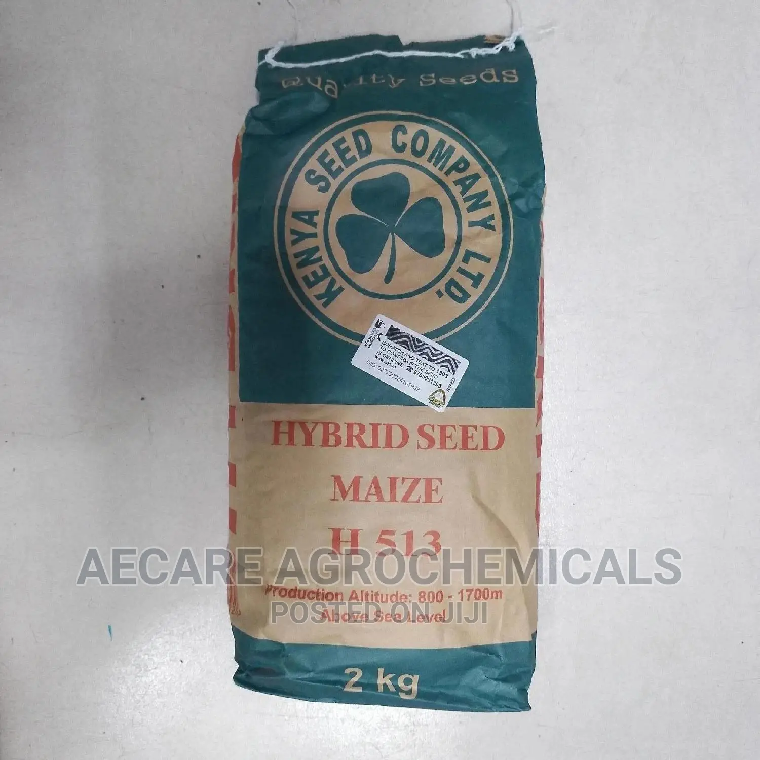 Hybrid Maize Seeds H513. 2kgs