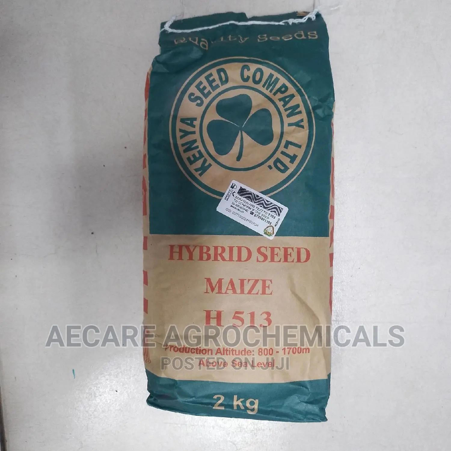 Hybrid Maize Seeds H513. 2kgs
