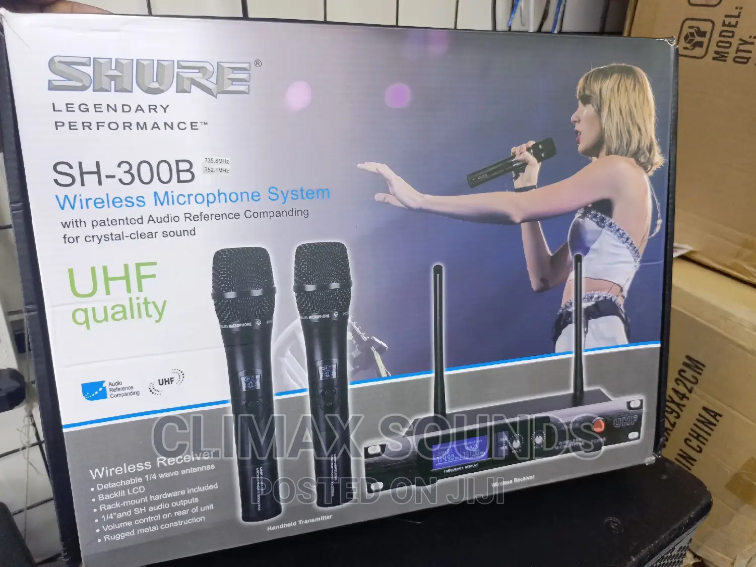 Shure Wireless Microphone Uhf Sh -300b