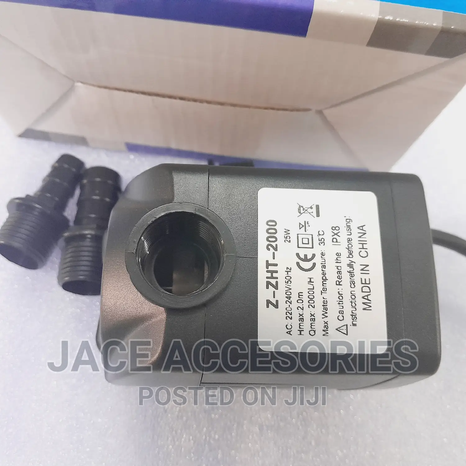 25w Fountain Pump Ip68 Certified