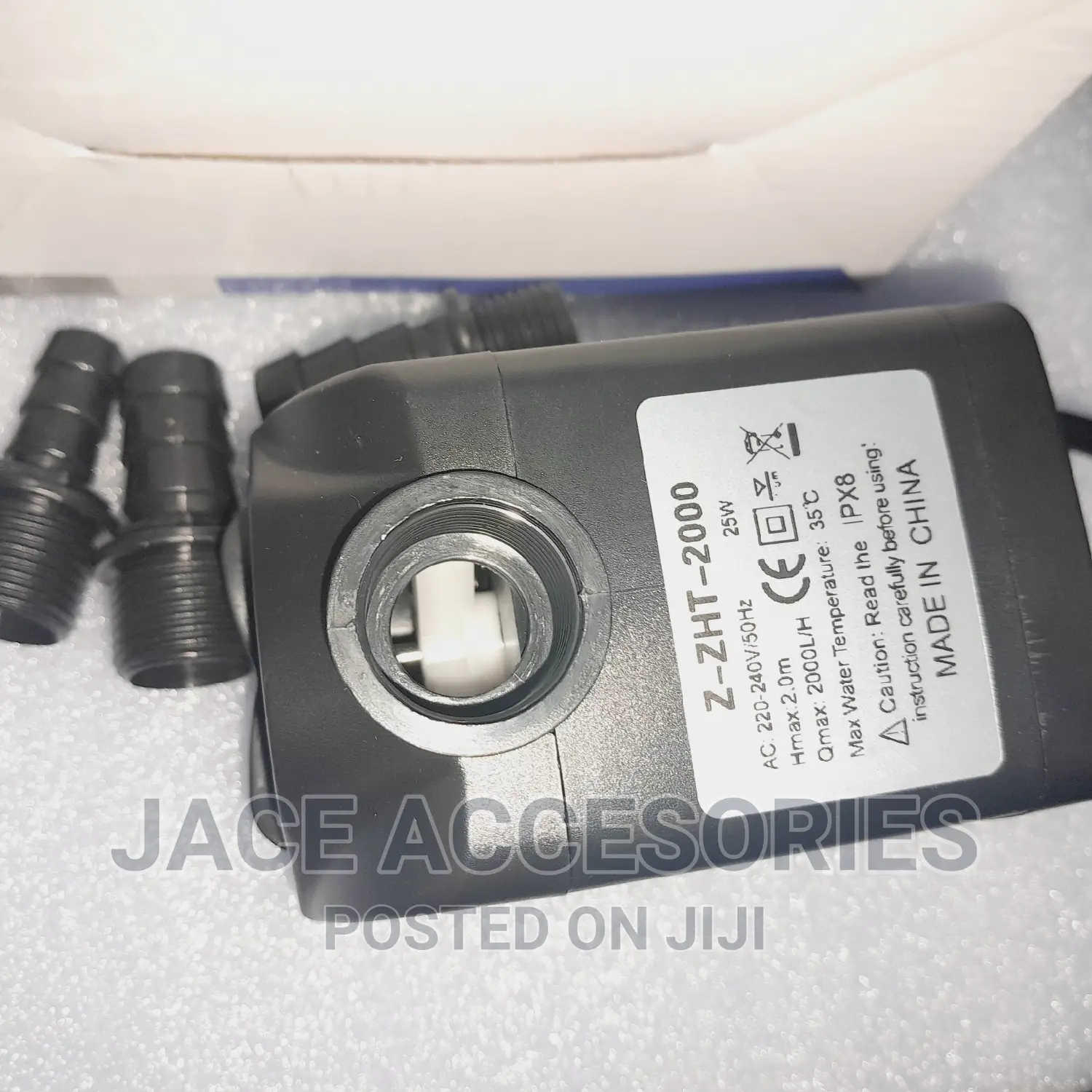 25w Fountain Pump Ip68 Certified