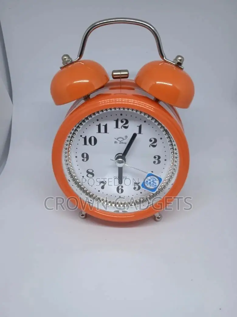 Generic Classic Double Bell Mini Alarm Clock Quartz