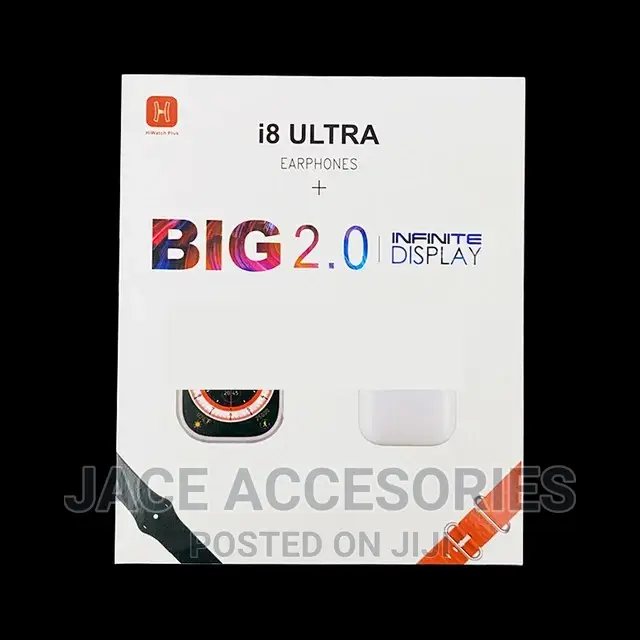 Cool I8 Ultra Smartwatch With Earphones