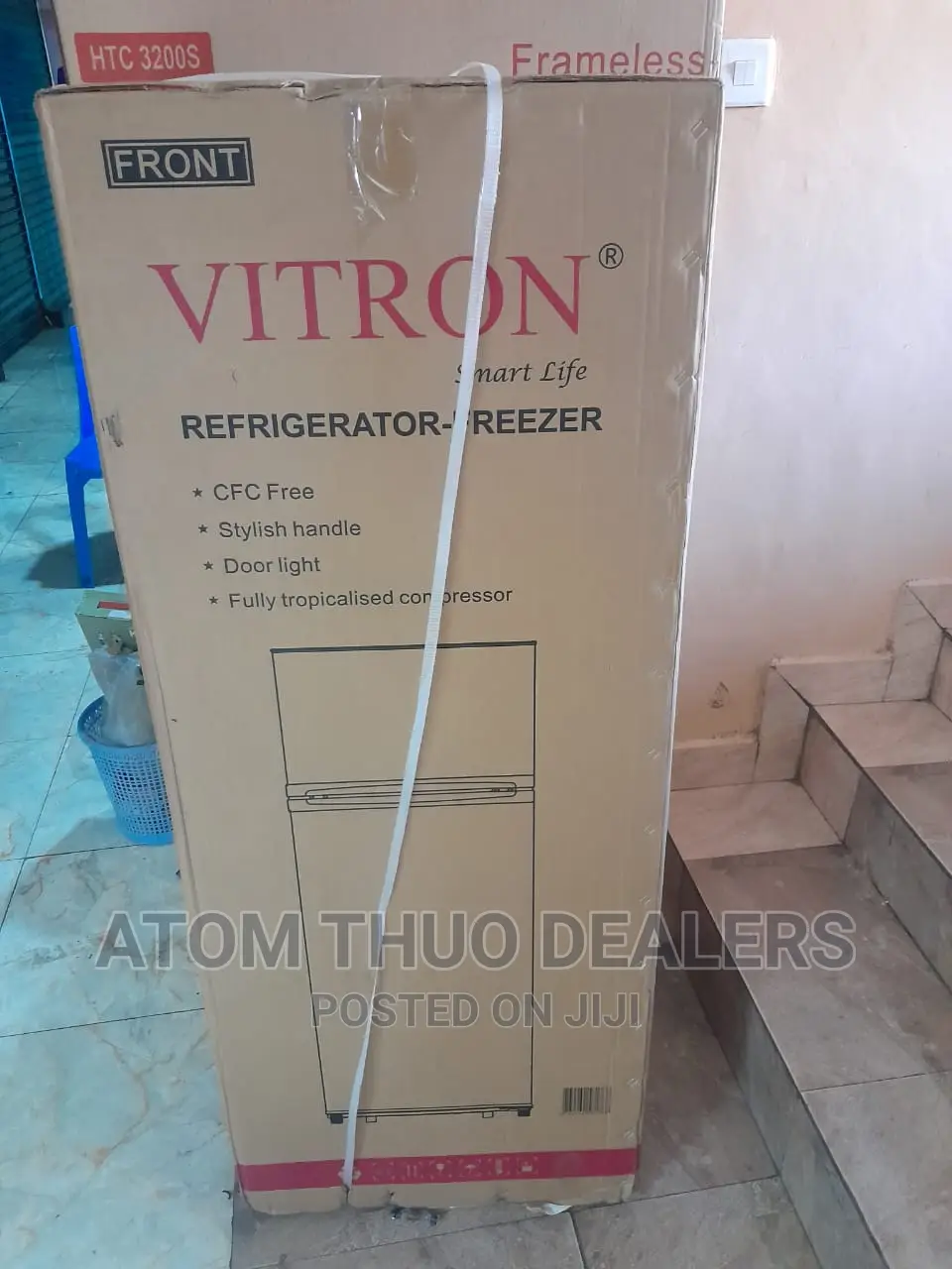 208lt Double Door Vitron Refrigerator