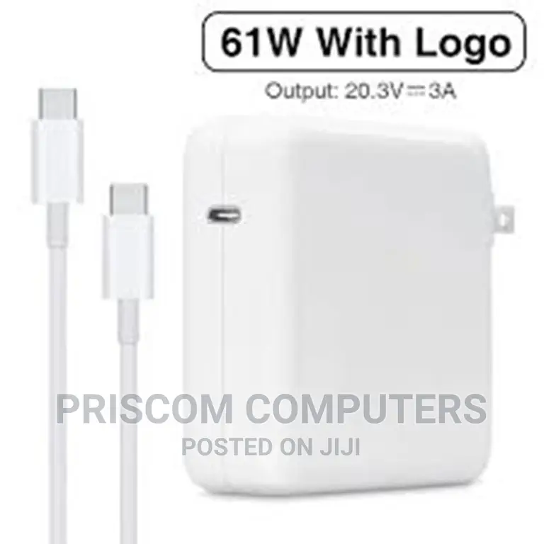 Apple 61W USB-C Power Adapter, Macbook Type C, USB-C Charger