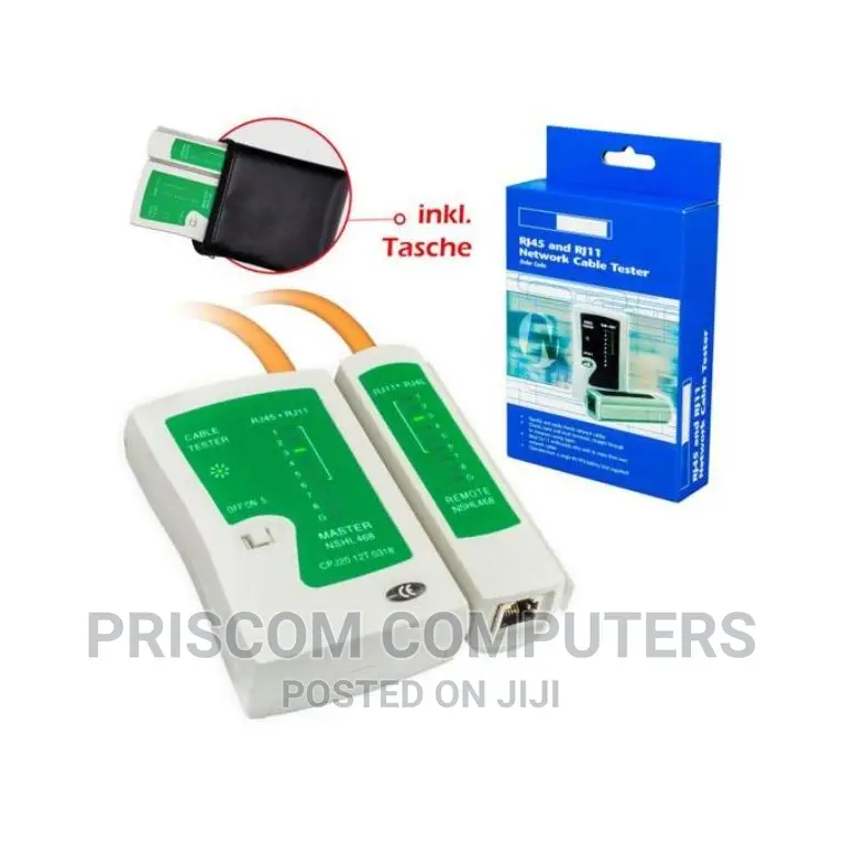 Professional Network Cable Tester RJ45 RJ11 LAN Cable Teste
