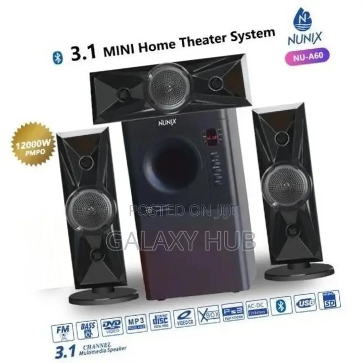 Subwoofer, Nunix 3.1 Mini Home Theater System Nu-A60